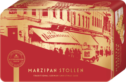 Niederegger Marzipan Stollen (in Geschenkdose)